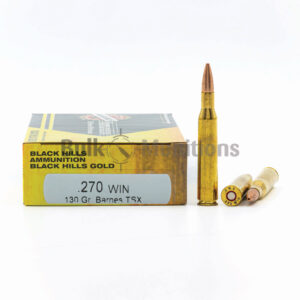 270 Win - 130 gr Barnes TSX - Black Hills Gold (1C270BHGN1) - 100 Rounds