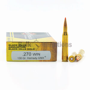 270 Win - 130 gr GMX - Black Hills Gold (1C270BHGN4)- 100 Rounds