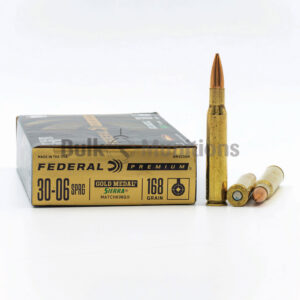 30-06 Sprg - 168 gr BTHP - Federal Gold Medal Sierra MatchKing (GM3006M) - 200 Rounds