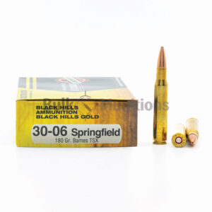 30-06 Sprg - 180 gr Barnes TSX - Black Hills (1C3006BHGN1) - 100 Rounds