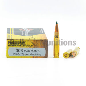 308 Win - 155 gr Sierra TMK - Black Hills (1C308BHGN10) - 100 Rounds