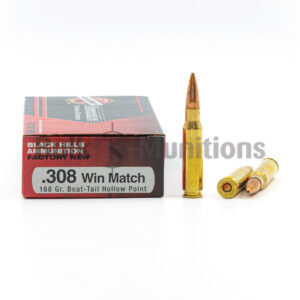 308 Win - 168 gr Match BTHP - Black Hills (2C308N1) - 200 Rounds