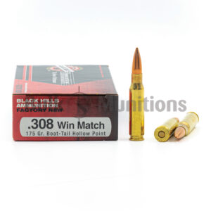 308 Win - 175 gr Match BTHP - Black Hills (2C308N5) - 200 Rounds
