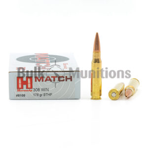 308 Win - 178 gr BTHP - Hornady (8105) - 200 Rounds