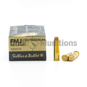 357 Mag - 158 gr FMJ - Sellier Bellot (SB357A) - 1000 Rounds