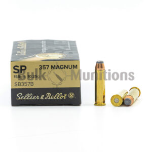 357 Mag - 158 gr SP - Sellier Bellot (SB357B) - 1000 Rounds