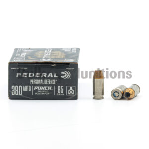 380 Auto - 85 gr Punch JHP - Federal (PD380P1) - 200 Rounds