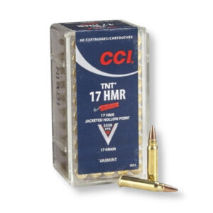 CCI TNT 0053 17 HMR 17 Grain JHP Ammo