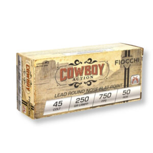 Fiocchi Cowboy Action 45LCCA 45 Long Colt 250 Grain LRN-FP Ammo
