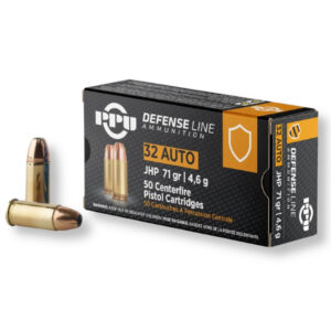 PPU PPD32A 32 ACP 71 Grain JHP Ammo