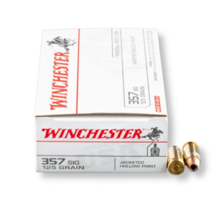 Winchester USA USA357SJHP 357 Sig 125 Grain JHP Ammo