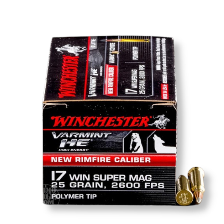 Winchester S17W25 17 WSM 25 Grain Polymer Tip Ammo