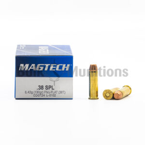 38 Special - 130 gr FMJ - Magtech (38T) - 1000 Rounds