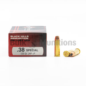 38 Special +P - 125 gr JHP - Black Hills (D38N2) - 500 Rounds