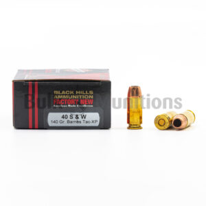 40 SW - 140 gr TAC-XP JHP - Black Hills (D40N620) - 500 Rounds