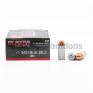 45 ACP - 230 gr TMJ - CCI Blazer CleanFire (3480) - 1000 Rounds