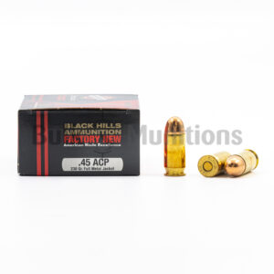 45 ACP - 230 gr FMJ - Black Hills (D45N320) - 500 Rounds