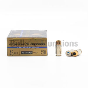 45 ACP - 230 gr HST JHP - Federal LE (P45HST2) - 250 Rounds