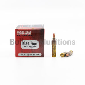 5.56x45mm - 50 gr TSX - Black Hills (D556N1) - 500 Rounds