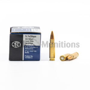 5.7x28mm - 27 gr HP - Lead Free - FN Herstal (SS195LF) - 500 Rounds