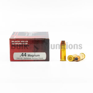 44 Mag - 240 gr JHP - Black Hills (D44MN2) - 500 Rounds