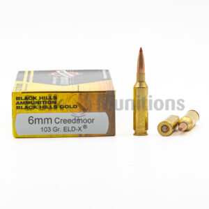 6mm Creedmoor - 103 gr ELD-X - Black Hills (1C6MMCREEDMOORBHGN1)
