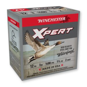 12 Ga - 3" 1-1/4 oz #2 Steel Shot - Winchester Xpert (WEX123H2) - 250 Rounds