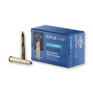 PPU PP22H 22 Hornet 45 Grain Soft Point Ammo