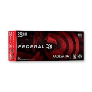 Federal American Eagle Varmint and Predator AE223G 223 Rem 50 Grain JHP Ammo