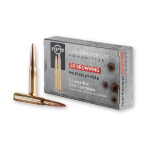 PPU Rangemaster PPRM50 50 BMG 625 Grain FMJ Ammo