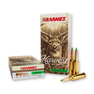 Barnes Harvest 32401 6.5 PRC 145 Grain Sierra Tipped GameKing Ammo