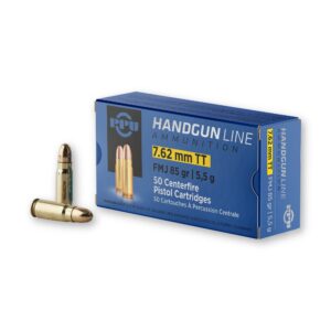 PPU PPH7TF 7.62x25mm Tokarev 85 Grain FMJ Ammo