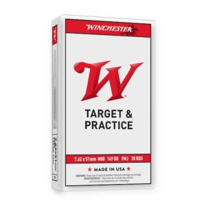 7.62x51mm - 149 gr FMJ - Winchester M80 (WM80) - 500 Rounds