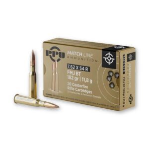 PPU Match PPM7 7.62x54R 182 Grain FMJ BT Ammo