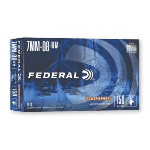 7mm-08 Rem - 150 gr JSP - Federal Power-Shok (708CS) - 200 Rounds