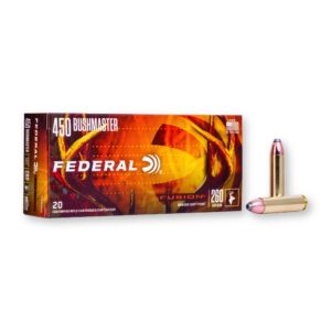 450 Bushmaster - 260 gr SP - Federal Fusion (F450BMFS1) - 200 Rounds