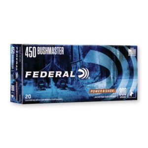 450 Bushmaster - 300 gr JHP - Federal Power-Shok (450BMB) - 200 Rounds