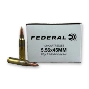 Federal 5.56x45mm 62 gr TMJ ammo XF556T62SS