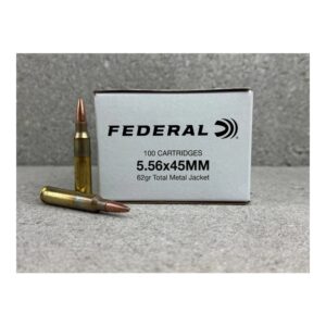 5.56x45mm - 62 gr TMJ - Federal (XF556T62SS) - 500 Rounds